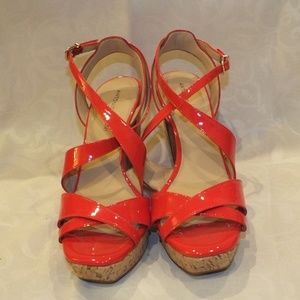 NEW Antonio Melani Strappy Red Sandals in Size 8.5